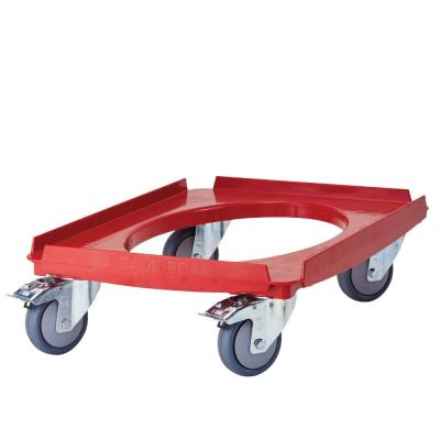 Vozík Camdolly pro termoizolační boxy Cam GoBox, GN 1/1, Cambro, červený, Červená, 692x426x(H)167mm | CD3253EPP158